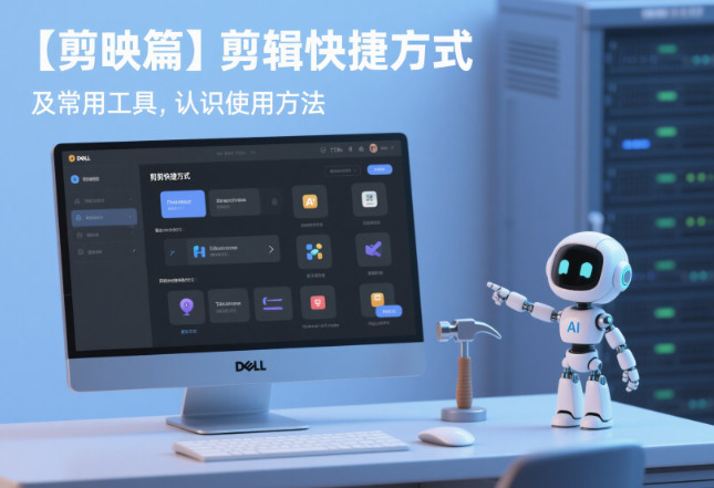 7、AI生成视频零基础入门2025,【剪映篇】剪辑快捷方式及常用工具，认识使用方法-赢政天下