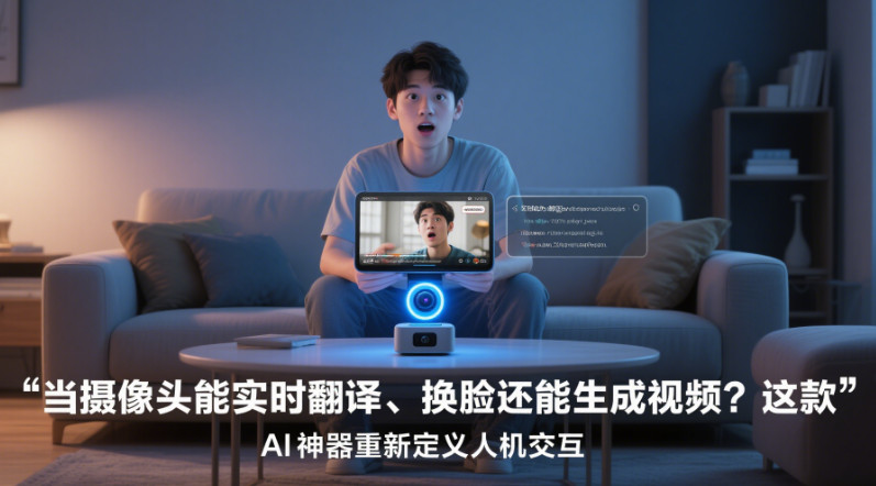 当摄像头能实时翻译、换脸还能生成视频？这款 AI 神器重新定义人机交互-赢政天下