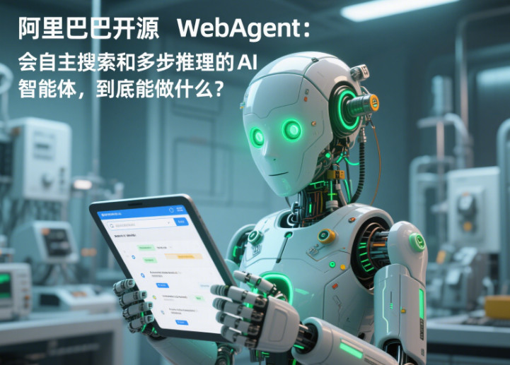 阿里巴巴开源 WebAgent：会自主搜索和多步推理的 AI 智能体，到底能做什么？-赢政天下