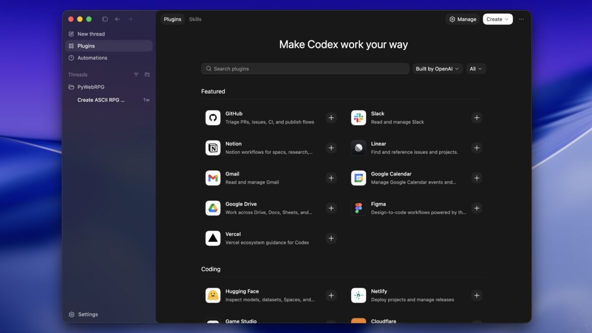 OpenAI 新插件功能：Codex 正式走出编程领域