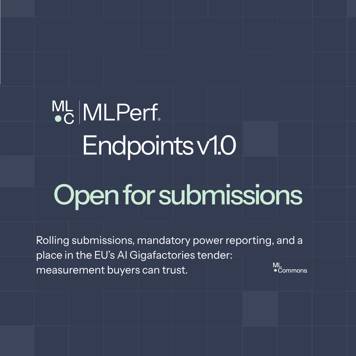 MLPerf成欧盟AI超级工厂招标标尺，Endpoints v1.0开放提交