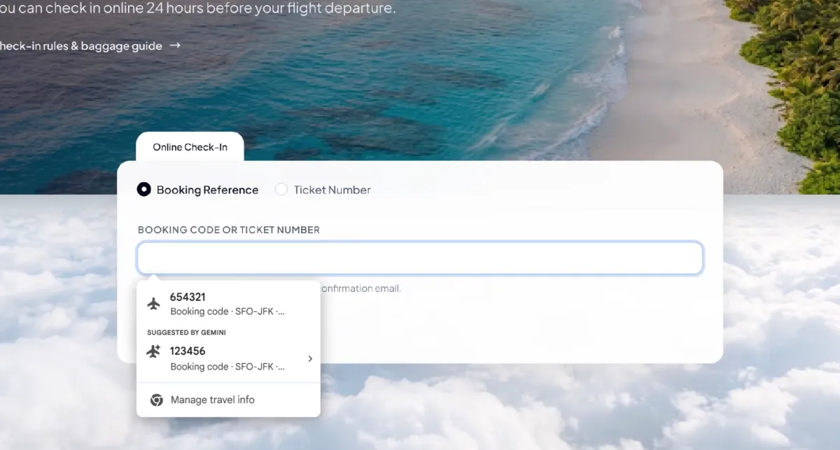 Chrome AI自动填充可读取Gmail，替你填表